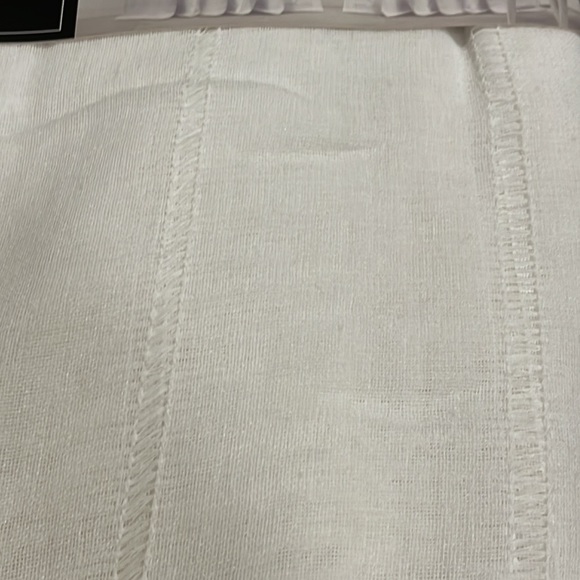Ralph Lauren Hamilton 54”x84” two twist tab panel Curtains new white sheer - Picture 4 of 8